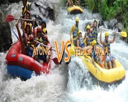 Ayung vs Telaga Waja Rafting