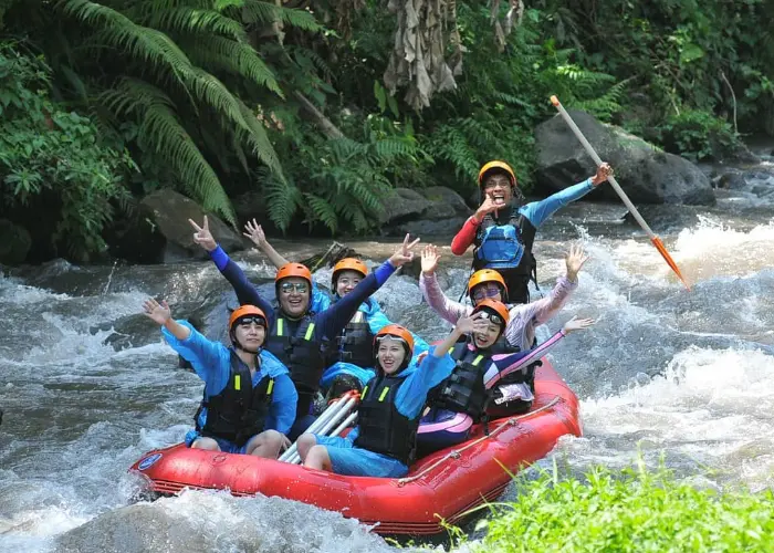 participants enjoy thrilling rapids