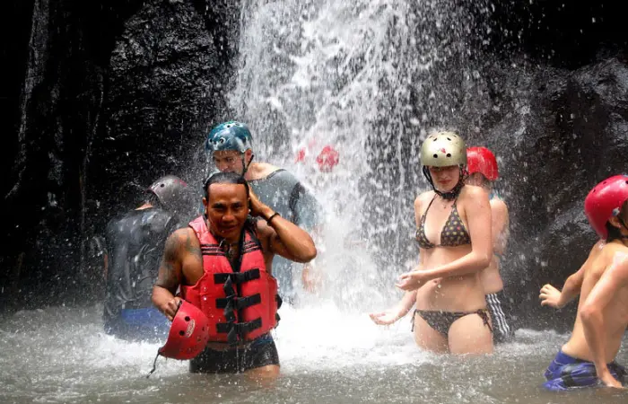 ayung river waterfall