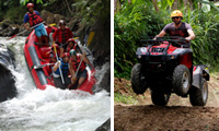 ayung river rafting and ubud atv ride