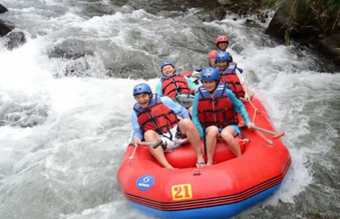 telaga waja rafting exciting rapids