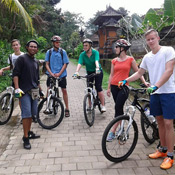 ayung rafting and village cycling